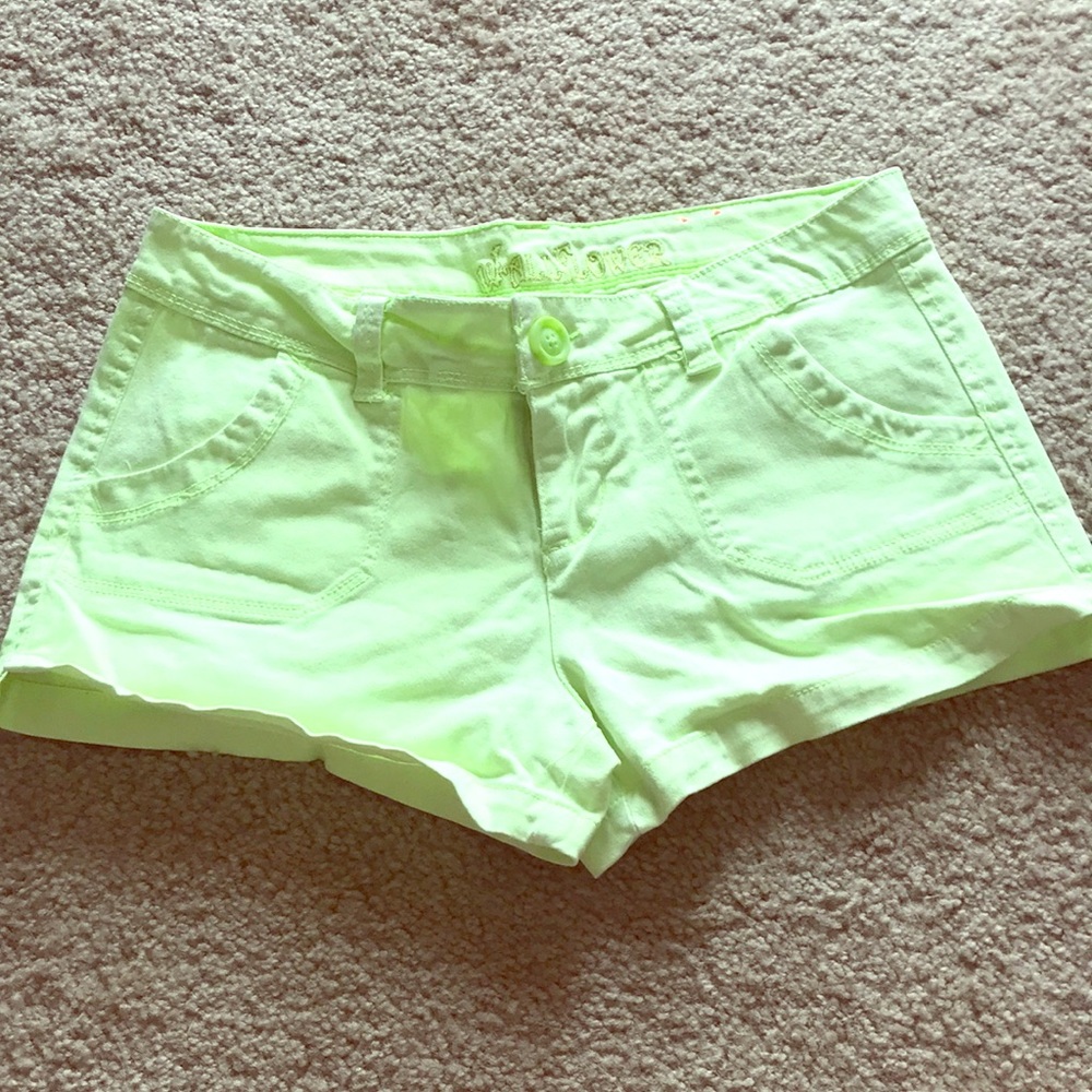 Bright Green Shorts